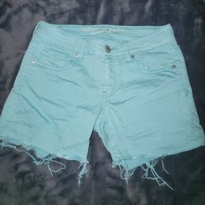 American Eagle Midi Jean Shorts